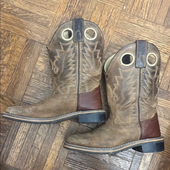 Smoky Mountain Western Cowboy Boots Boys Size 13 - Picture 3 of 5